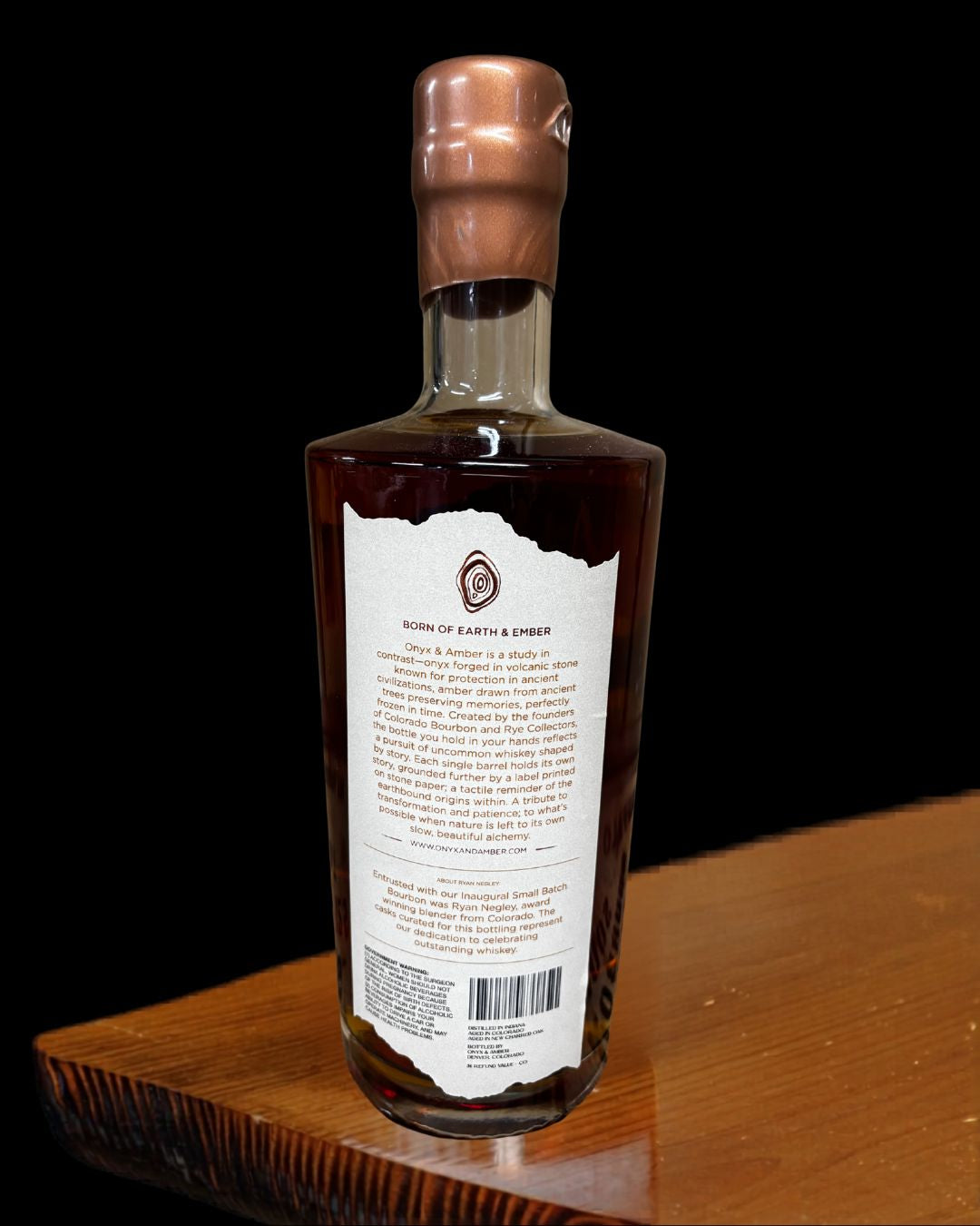 Onyx & Amber American Straight Bourbon Whiskey