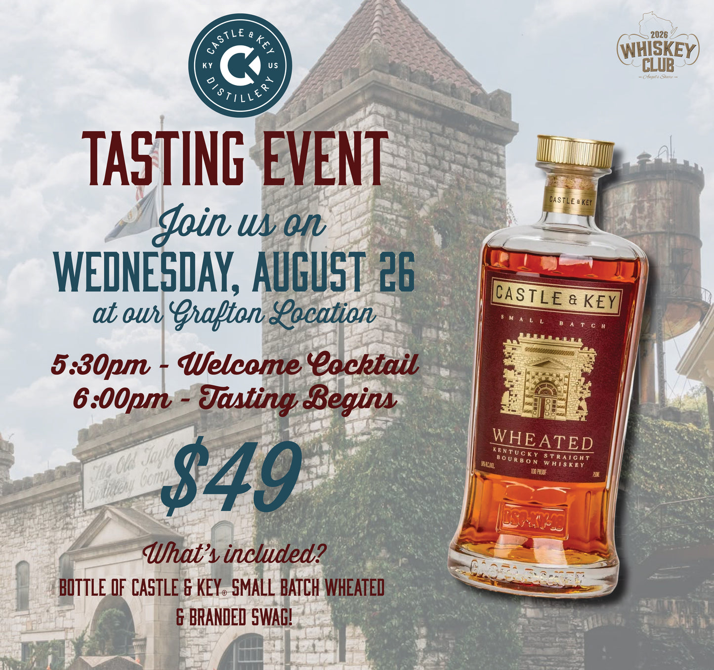 Castle & Key Tasting