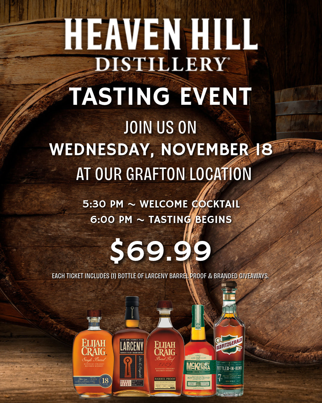 Heaven Hill Tasting