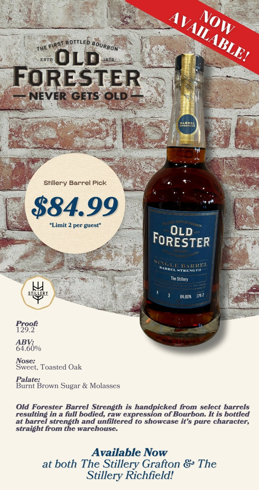 New Release: Old Forester Single Barrel - Barrel Strength