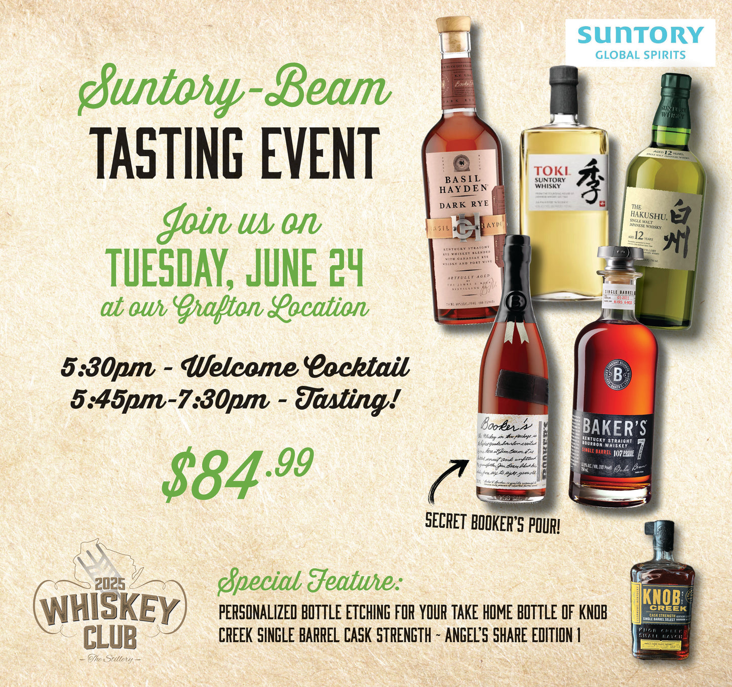 Suntory-Beam Tasting