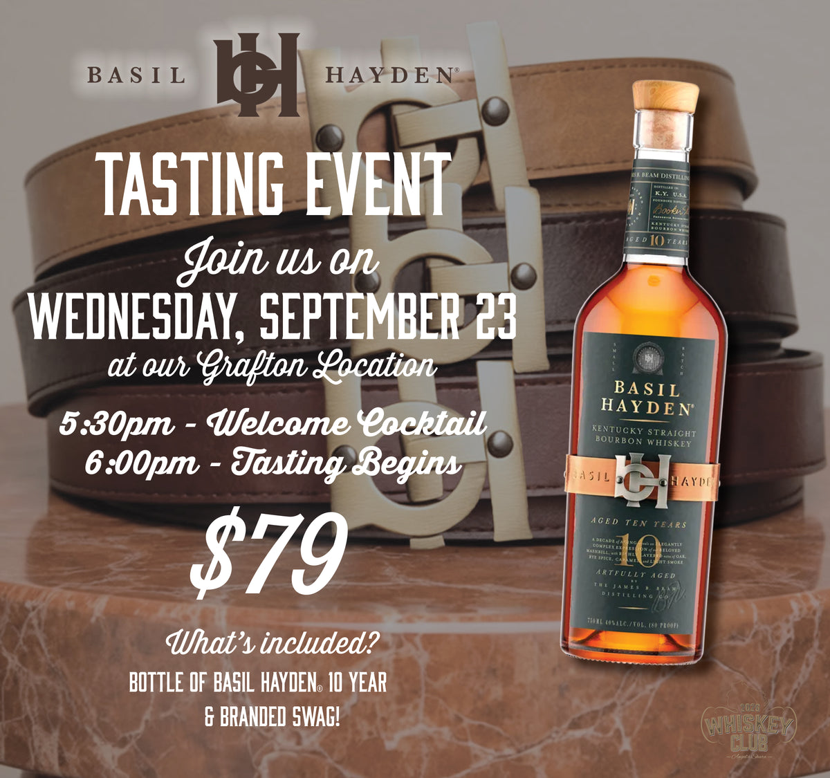 Basil Hayden Tasting