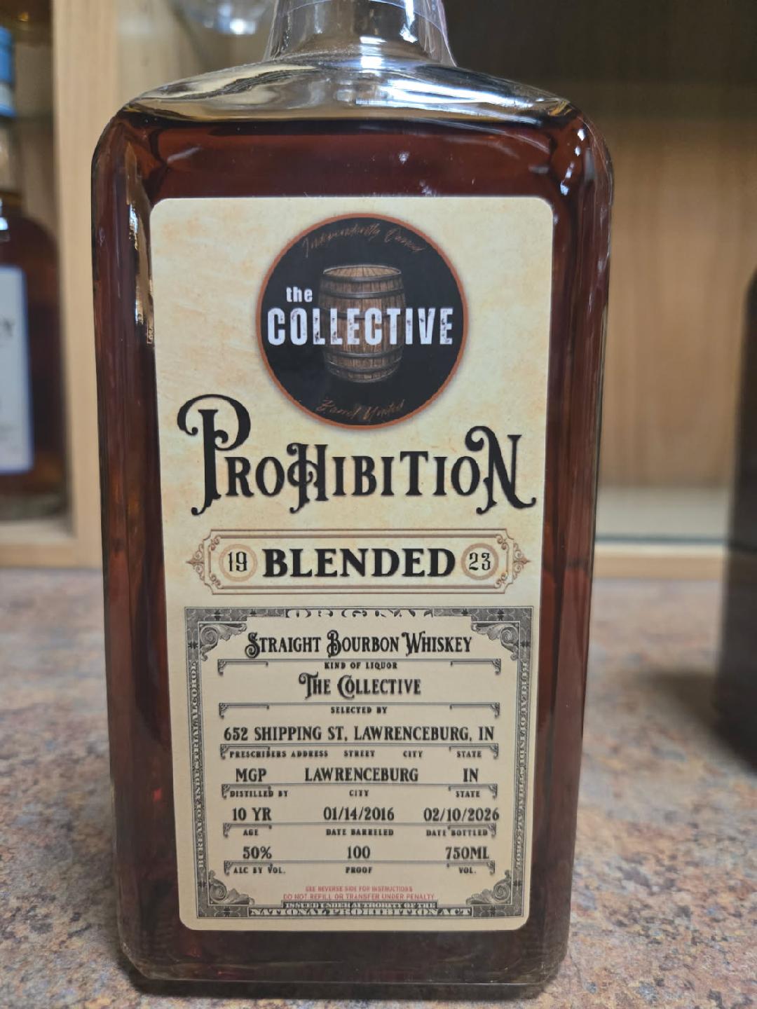 The Collective Barrel Pick: Art of Spirits - Prohibition Bourbon