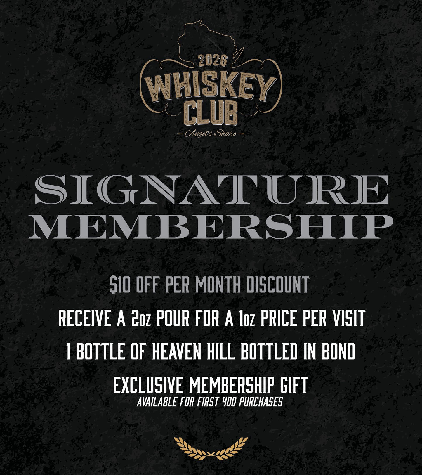2026 Whiskey Club Membership